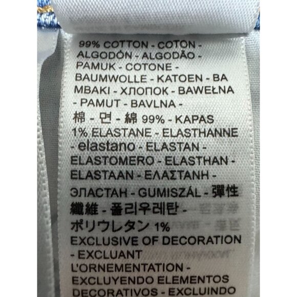 Levi's Premium Middy Ankle Bootcut Jeans in Blasted Stone Light Wash Size 32 - Picture 13 of 14